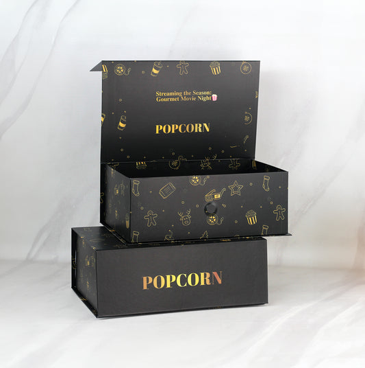 25 Cajas de Cartón Chip Premium con Vinil Adhesivo. Laminado con Imán Medidas: 36x23x14 CM
