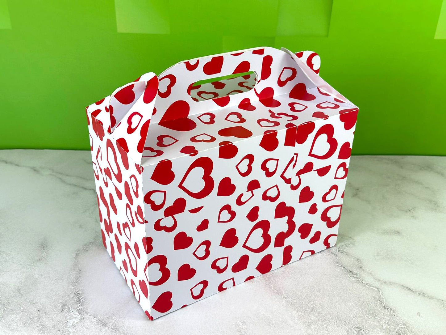 12 Cajas Lonchera Extra Grandes. Laminadas Medidas: 26×14.5×19.5 cm.