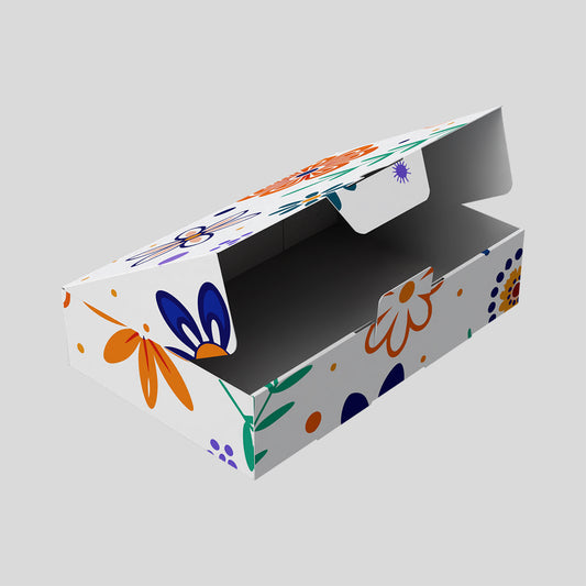 Ciento de Cajas Rectangulares, Impresas en Texcote. Medidas:20x13x4.5 cm