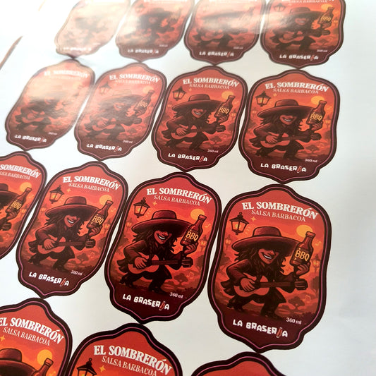 Etiquetas Adhesivas Personalizadas Laminadas