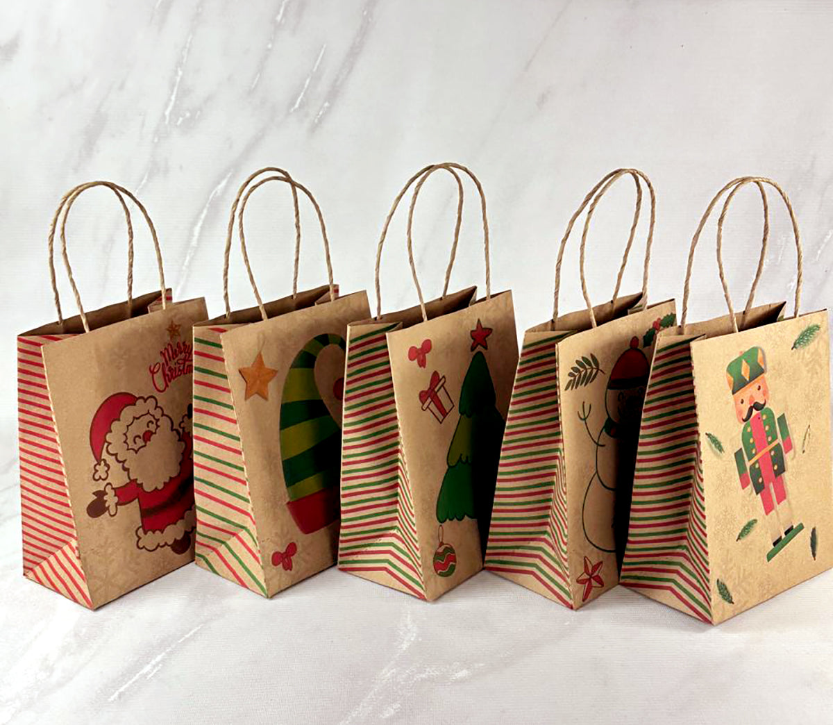 1 Ciento de Bolsas Kraft Grandes Medidas: 26×35x14 CM