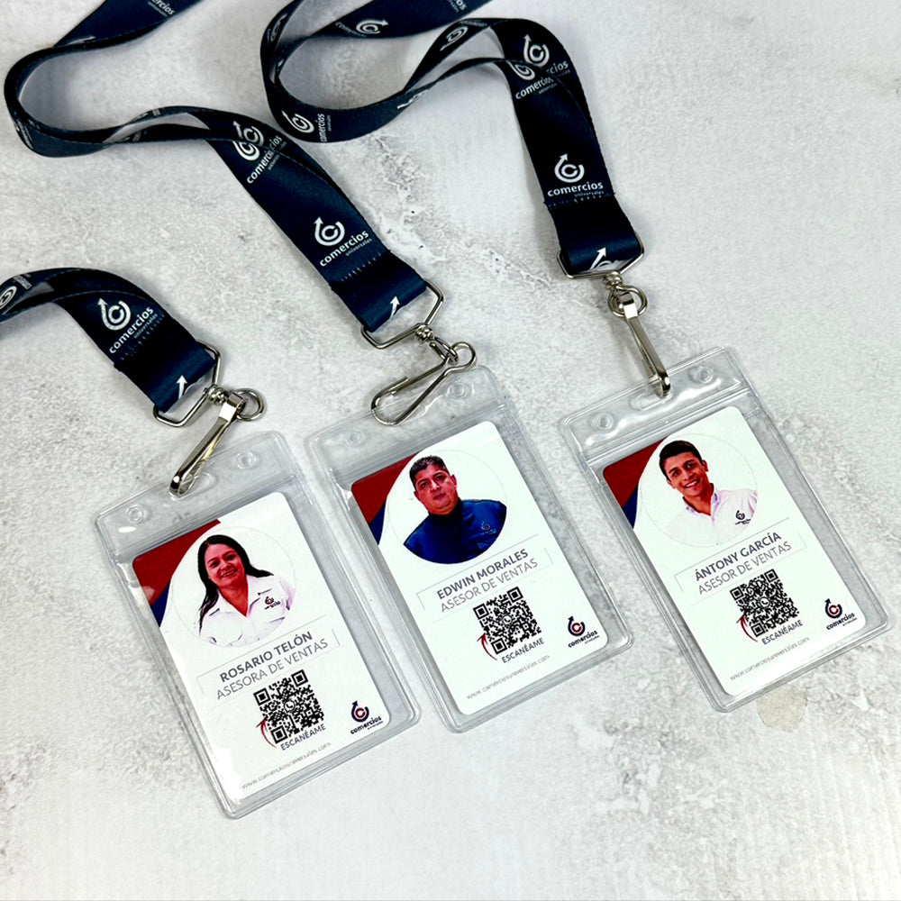 12 Landyards y Carnets Pvc Personalizados