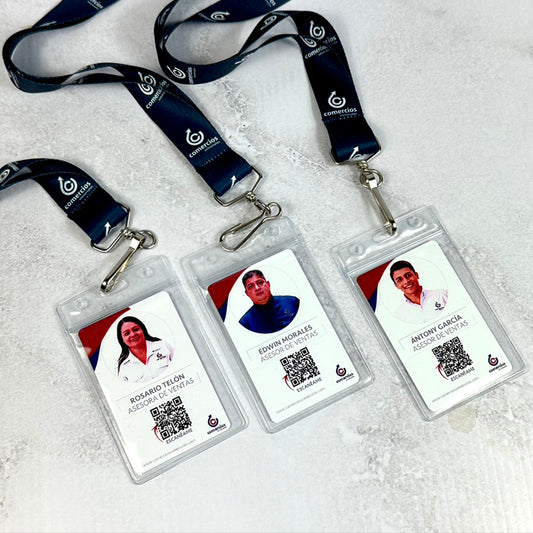 12 Landyards y Carnets Pvc Personalizados