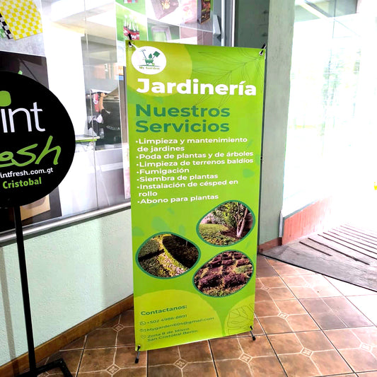 Banner X Full Color (0.60x1.60 metros)