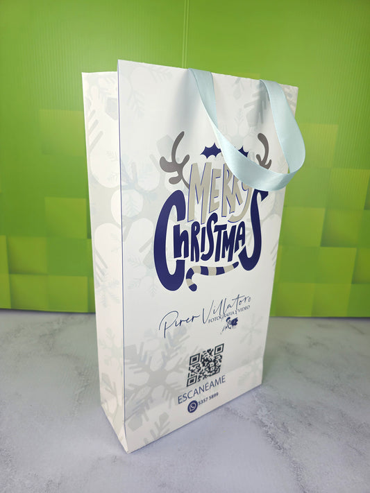 Ciento De Bolsas Boutique Full Color Verticales LAMINADAS Medidas:22x34x8 cm.