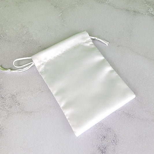 25 Bolsas de Tela para Joyería SATINADAS MATE con Estampado en DTF.
