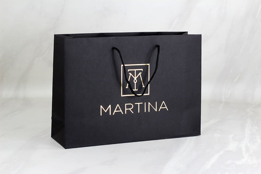 Ciento de Bolsas Boutique Personalizadas con Vinil Adhesivo Brillante