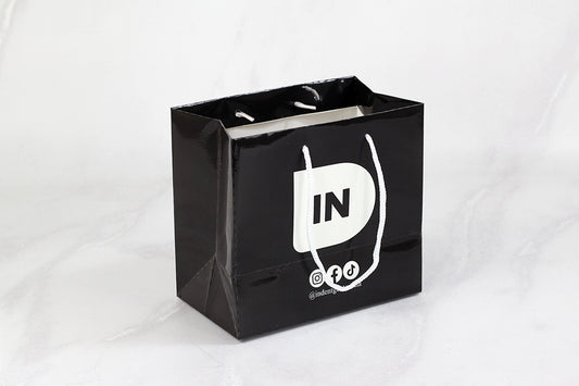 Ciento de Bolsas Boutique Pequeñas Horizontales MEDIDAS: 20x18.5x12cm