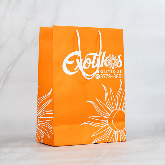 Millar Bolsas Boutique Bond 120g. Impresión 1 Color. Medidas: 25x35x12cm.