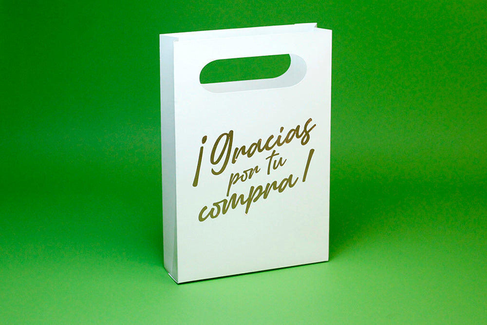 25 Cajas Vertical con Agarrador Blanca Medidas: 17x25x5 cm.