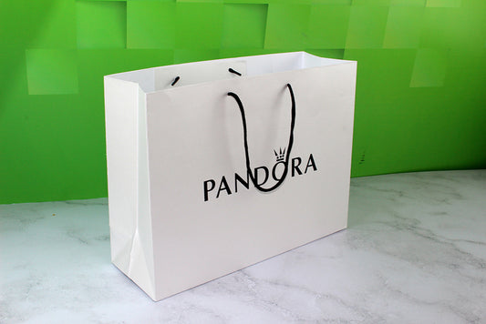 Ciento de Bolsas Boutique Premium con Vinil Adhesivo Brillante Medidas: 25x21x2 cm.