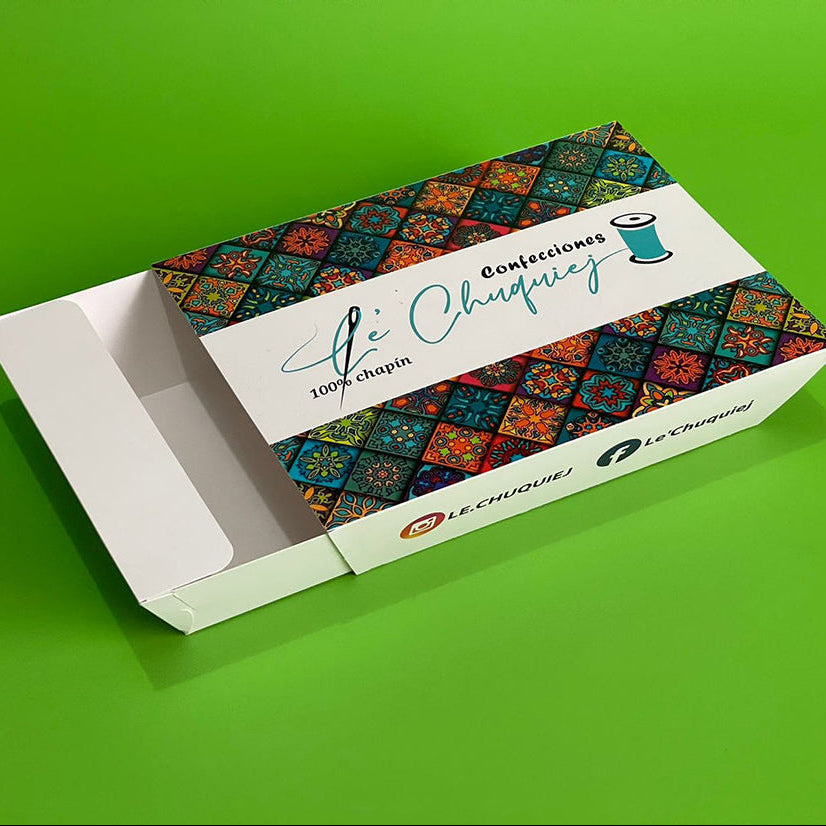 Ciento de Cajas Tipo Bandeja 2 piezas Grande Medidas: 22x17x5 cm.