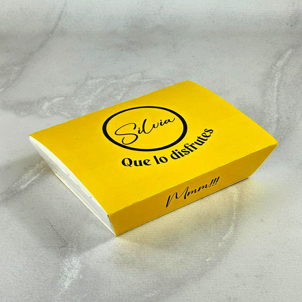 Ciento de Cajas Tipo Bandeja 2 piezas Grande Medidas: 22x17x5 cm.
