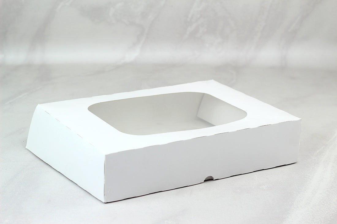200 Cajas Para Donas Blanca en Texcote. Medidas 27x20x6cm.