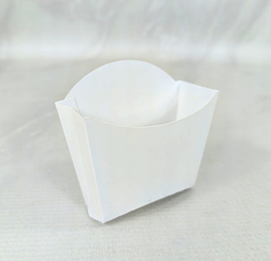 Millar de Cajas para Papas Medianas sin Impresión en Texcote o Kraft. Medidas: 8.5X8X3.5cm.