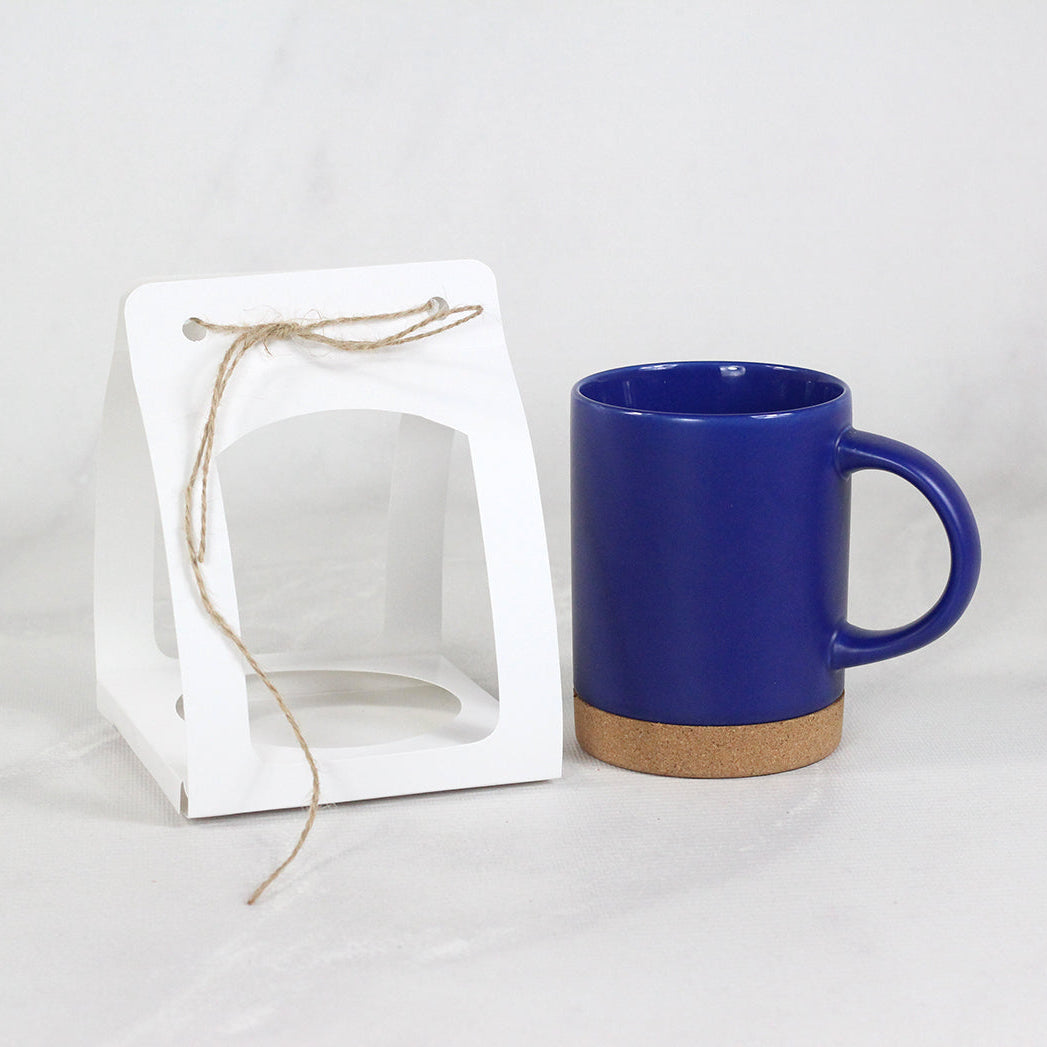 Ciento de Cajas Grandes para Tazas con Base de Corcho. Medidas: 12x12x17cm.