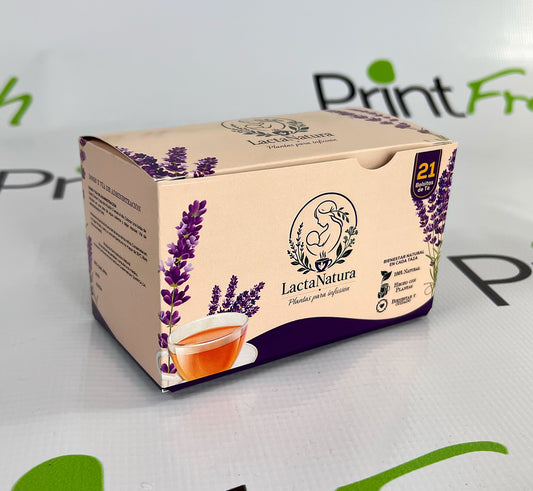 Ciento de Cajas para Té Medidas: 13.5x8x7.5 cm.