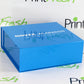 25 Cajas Rígidas de Cartón Chip Tipo Cofre con Vinil Adhesivo. Medidas: 33x33x12 cm.