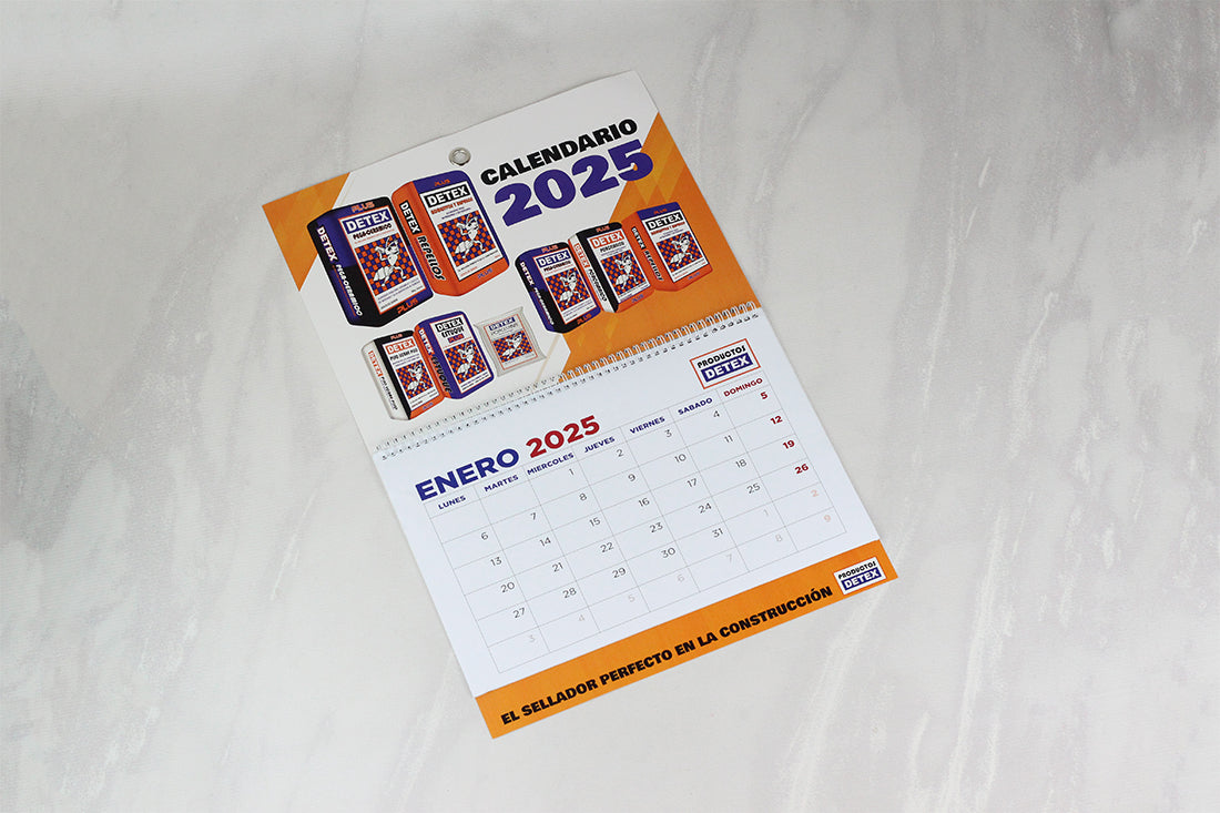 Millar de Calendarios de Pared Corporativos con 12 meses. Medidas 16x12 pulgadas
