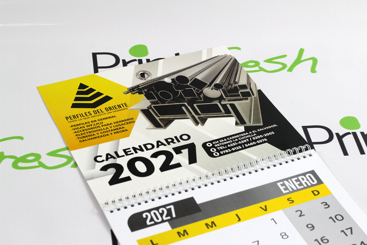 Millar de Calendarios de Pared Corporativos con 12 meses. Medidas 16x12 pulgadas
