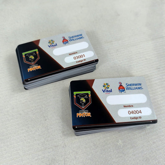 12 Gift Cards Pvc Sublimadas. Medidas: 8.5x5.5cm.