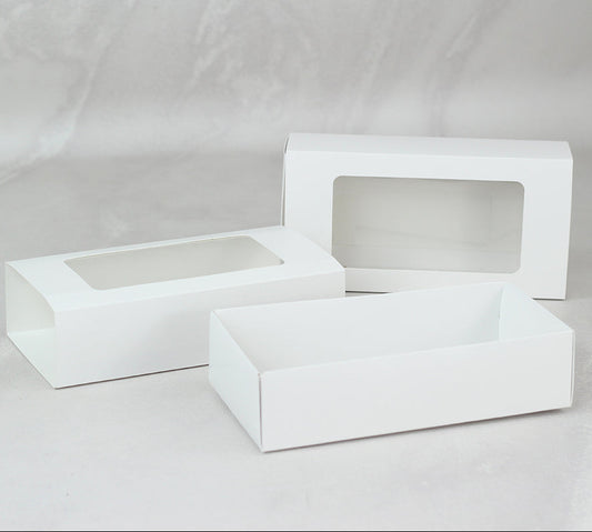 Millar de Caja Tipo Bandeja 2 Piezas. Blanca en Texcote. Medidas 17x8.5x4.5cm.
