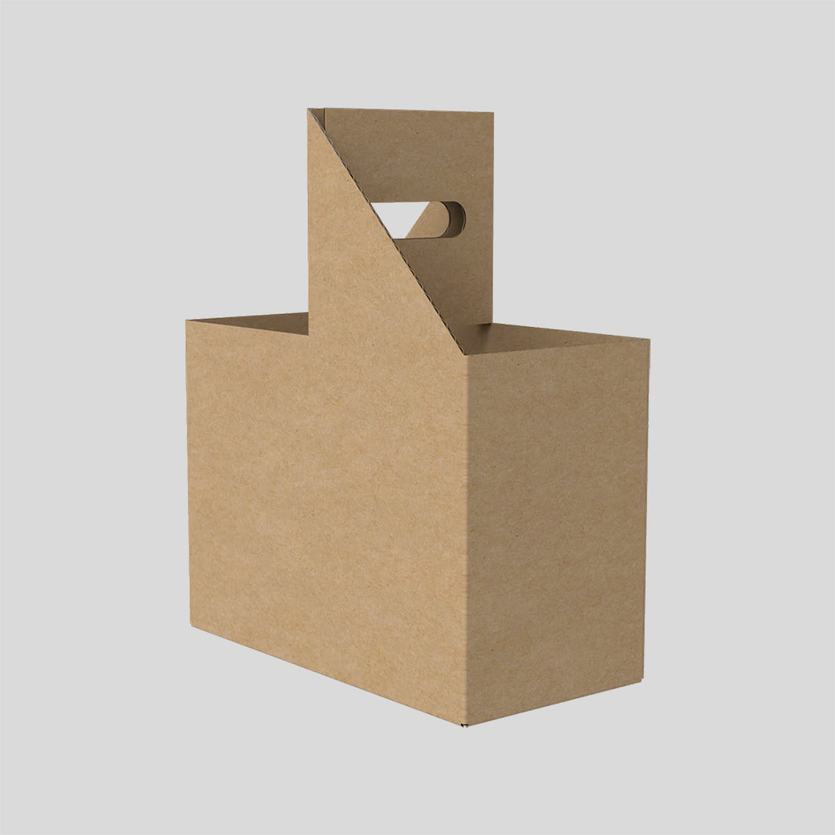 Millar de Cajas para Bebidas. Elaboradas en Texcote o Kraft. Medidas 20x25x10 cm.