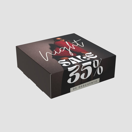 500 Cajas Personalizadas Full Color. Medidas 28x29x9cm.