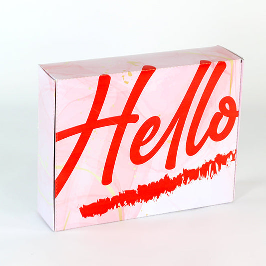 Ciento de Cajas Personalizadas Boutique Pequeñas. Medidas: 24×18.5×6.5 CM