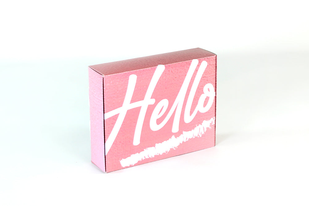 Ciento de Cajas Personalizadas Boutique Pequeñas. Medidas: 24x18.5x6.5 CM