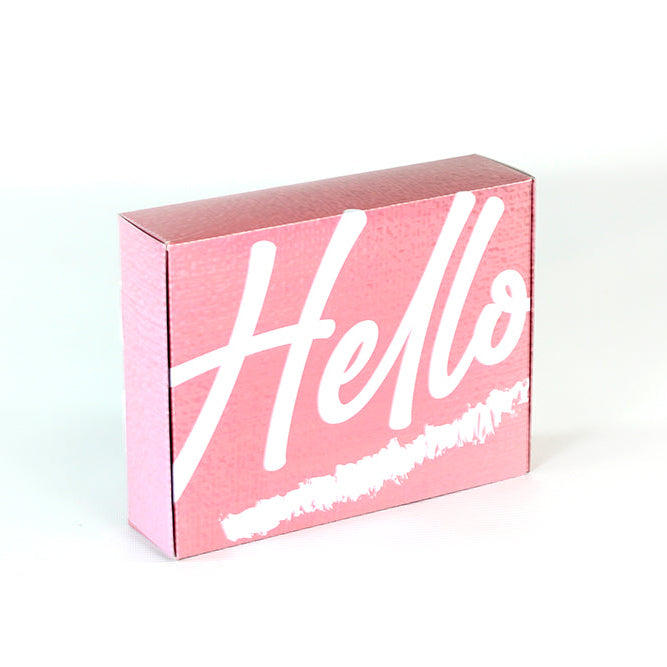Ciento de Cajas Personalizadas Boutique Pequeñas. Medidas: 24×18.5×6.5 CM