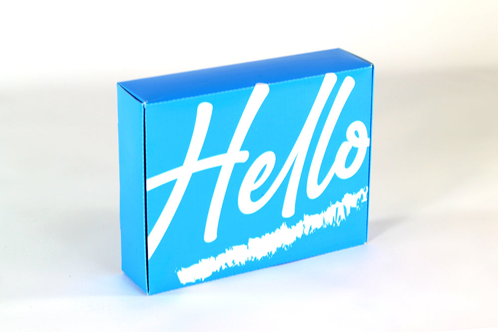 Ciento de Cajas Personalizadas Boutique Pequeñas. Medidas: 24x18.5x6.5 CM