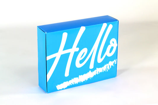 Ciento de Cajas Personalizadas Boutique Pequeñas. Medidas: 24x18.5x6.5 CM