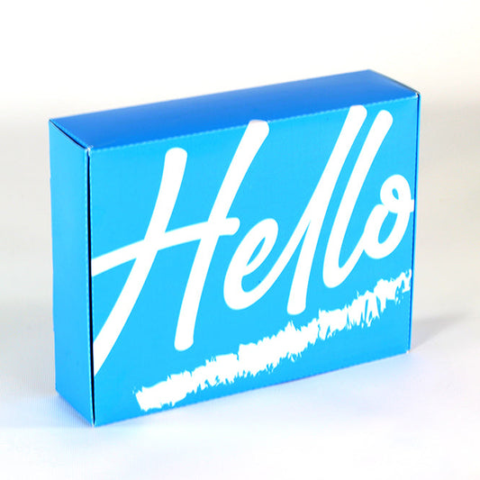 Ciento de Cajas Personalizadas Boutique Pequeñas. Medidas: 24×18.5×6.5 CM