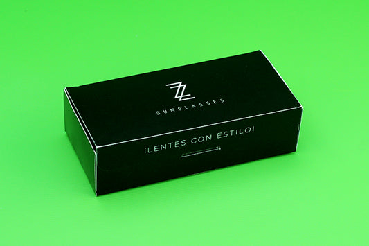 Ciento de Cajas para Lentes de Sol Medidas: 16.5x4.5x8 cm.