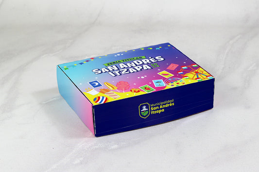 Ciento de Cajas Personalizada Boutique Pequeñas. Medidas: 24x18.5x6.5 CM