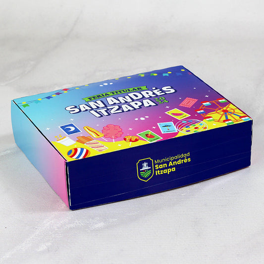 Ciento de Cajas Personalizada Boutique Pequeñas. Medidas: 24×18.5×6.5 CM