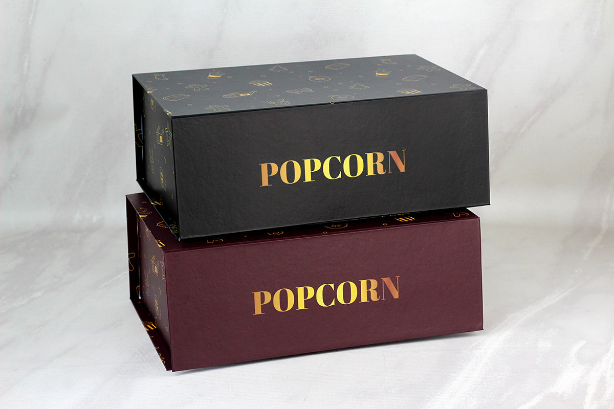 25 Cajas de Cartón Chip Premium con Vinil Adhesivo. Laminado con Imán Medidas: 36x23x14 CM