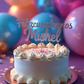 Cake Topper Personalizados en Cartulinas Premium