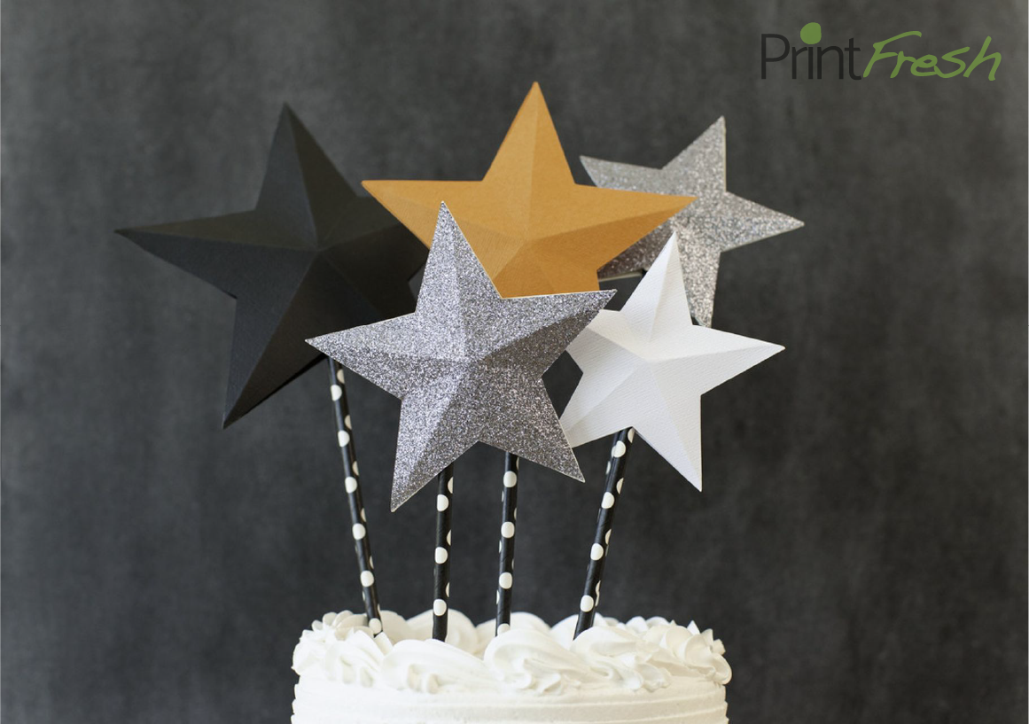 Cake Topper Personalizados en Cartulinas Premium