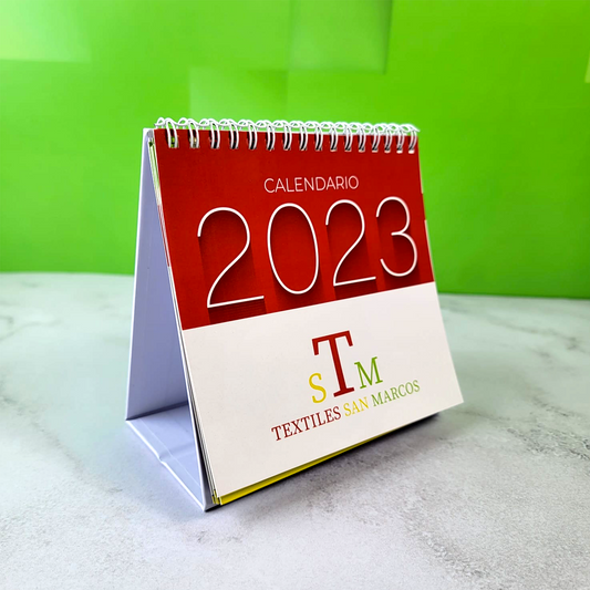 25 Calendarios Personalizados 5.5x5.5 pulgadas