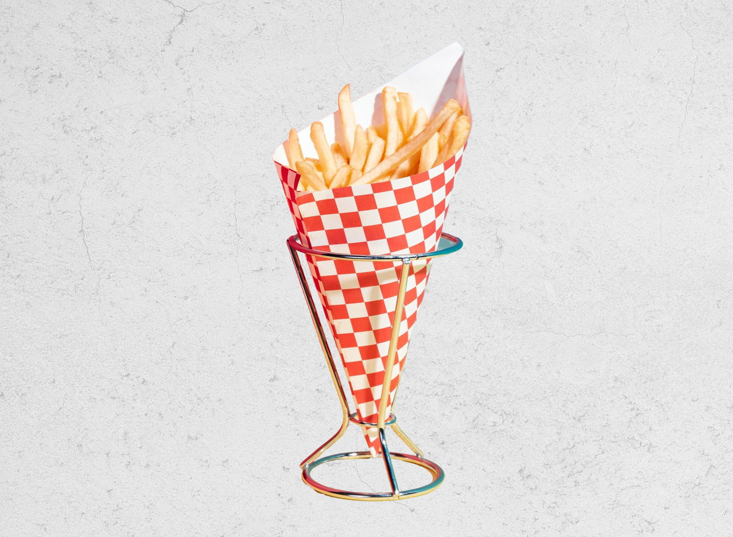 Millar de Cono para Papas Fritas Impresión Full Color Medidas 15x22cm