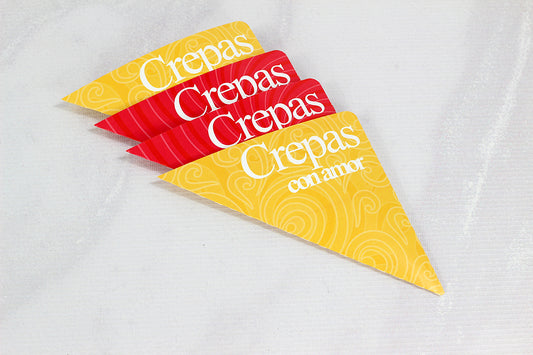 Porta Crepas Venta por Millar Medidas: 15x22cm