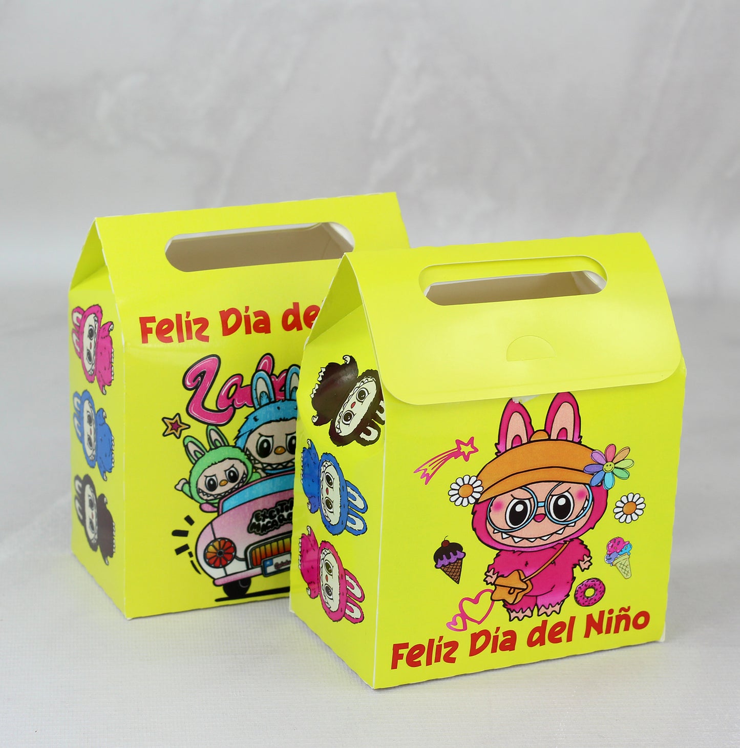 25 Loncheritas para Fiestas Infantiles. Medidas 12.5x16.5x7.6cm