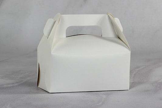 Ciento Loncheras Blancas Sin Impresion Medidas: 22.5x17.5x11cm