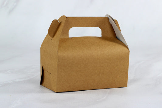 Ciento Loncheras Kraft Sin Impresion Medidas: 22.5x17.5x11cm