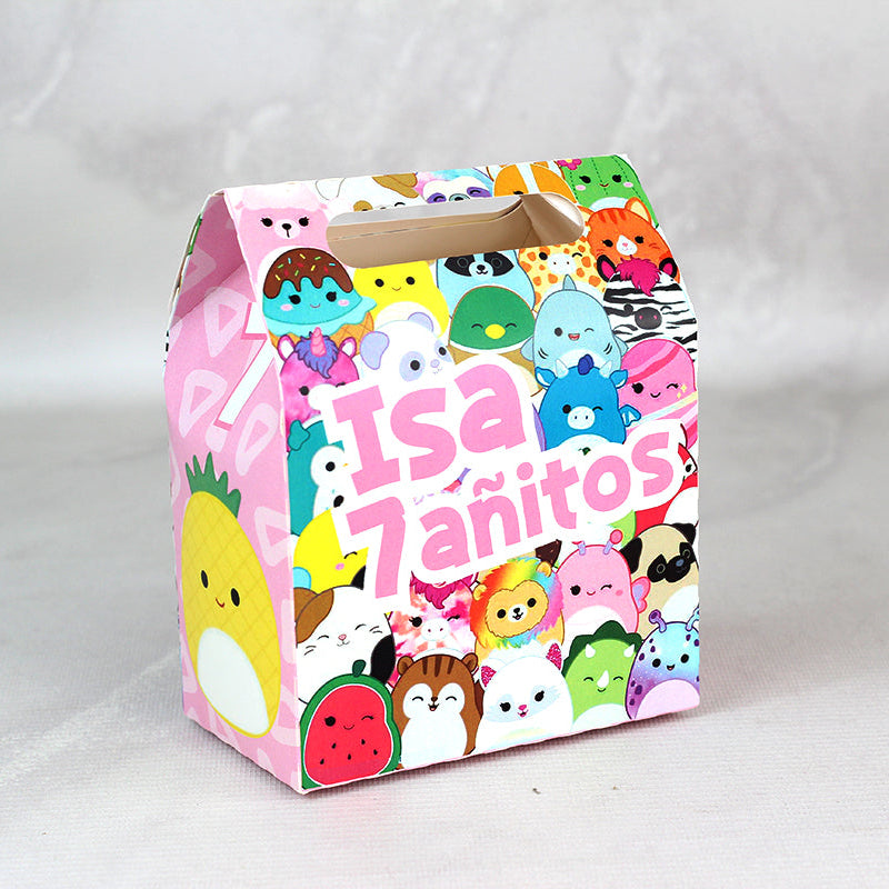 25 Loncheritas para Fiestas Infantiles. Medidas 12.5x16.5x7.6cm
