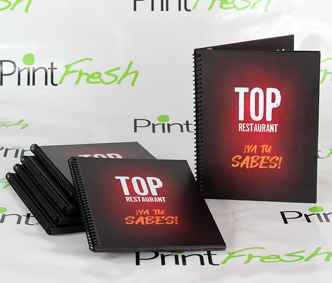 12 Menús Premium para Restaurante Personalizados Medidas: 8.5x11 pulgadas.