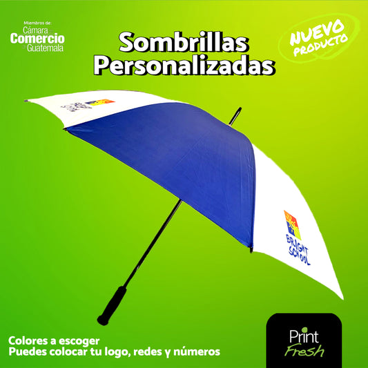 12 Sombrillas Personalizadas Sublimadas