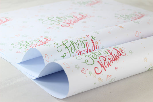 Ciento de Papel de regalo Bond o Kraft Medidas: 24x17 pulgadas